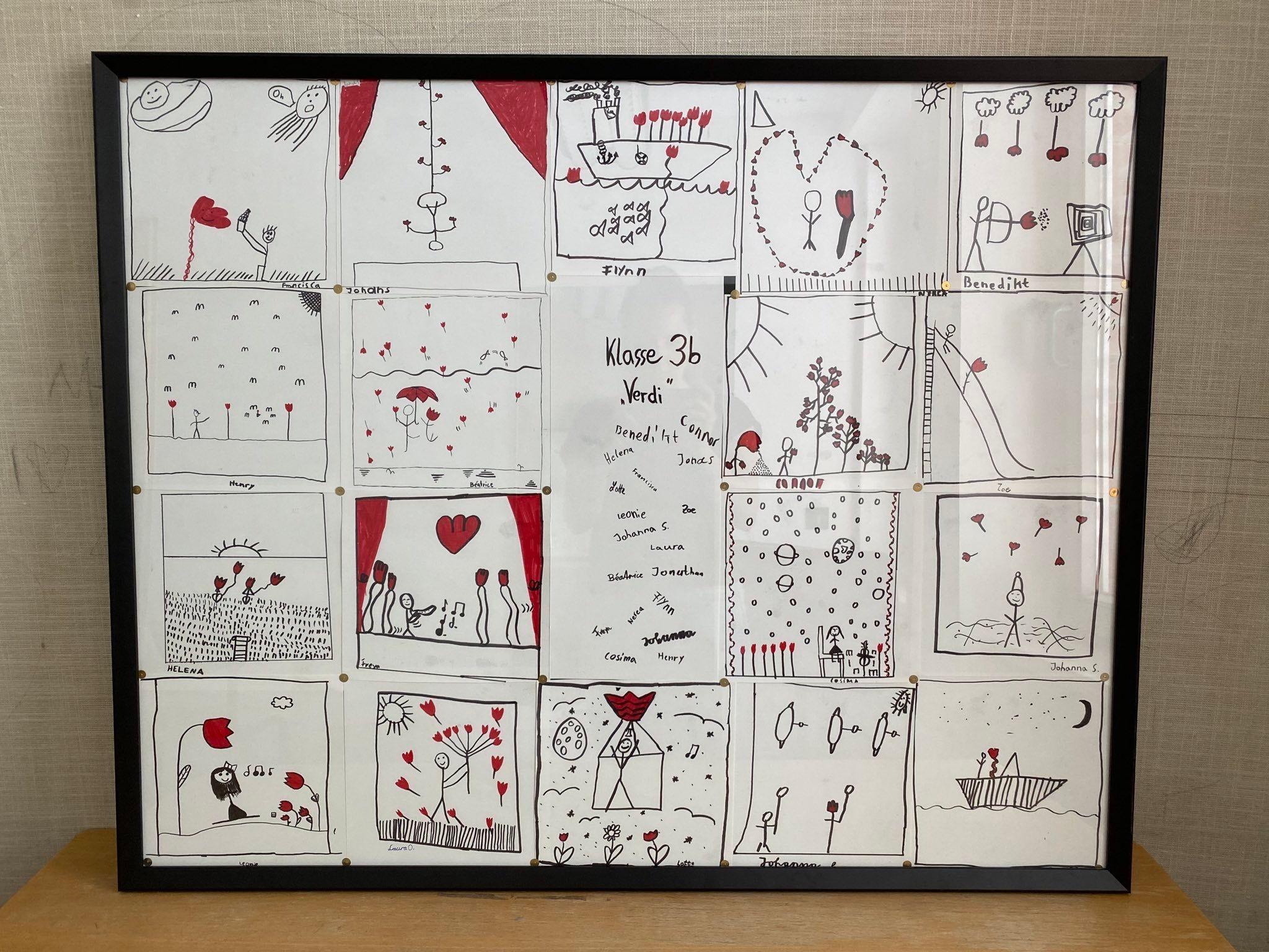 Kunstprojekt Neon Lavie Klasse 3